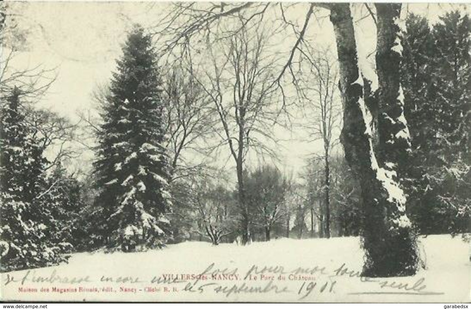 CPA De VILLERS LES NANCY - Le Parc Du Château. - Autres & Non Classés