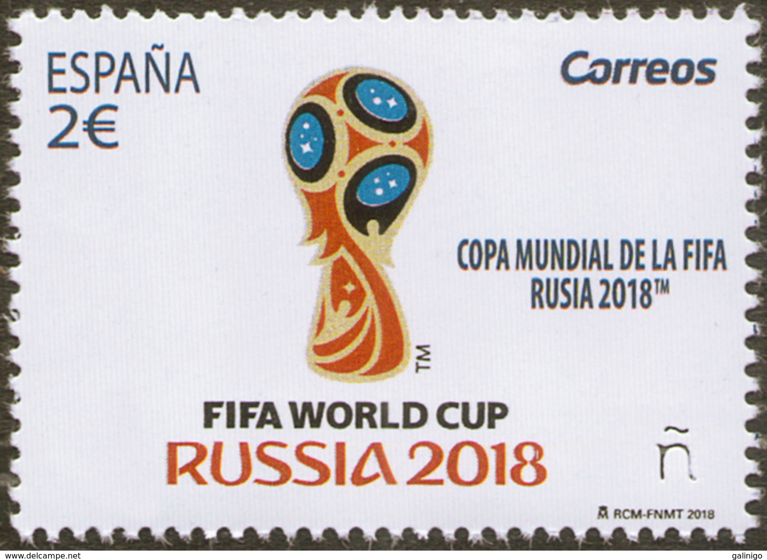 2018 SPAIN ESPAGNE ESPAÑA  Football. FIFA World Cup In Russia - 2018 – Russie