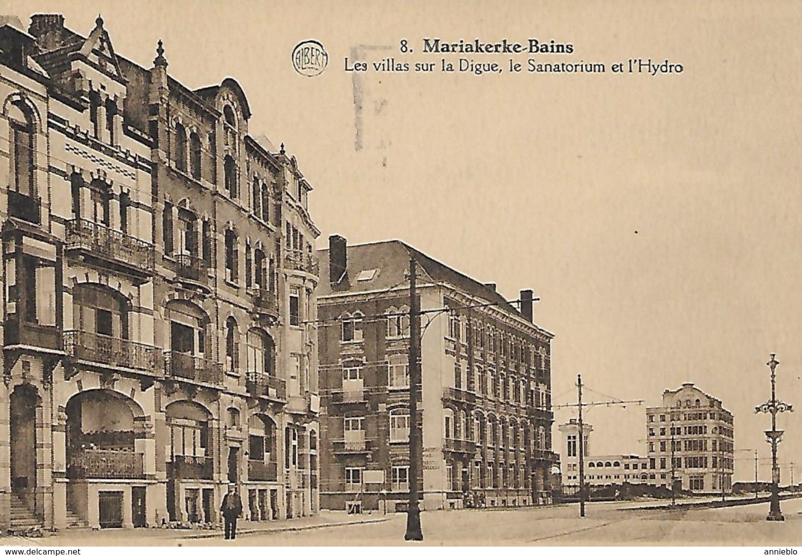 Mariakerke / Oostende - Les Villas Sur La Digue, Le Sanatorium Et L'Hydro - 1928 - Mooie Kaart - *56* - Oostende