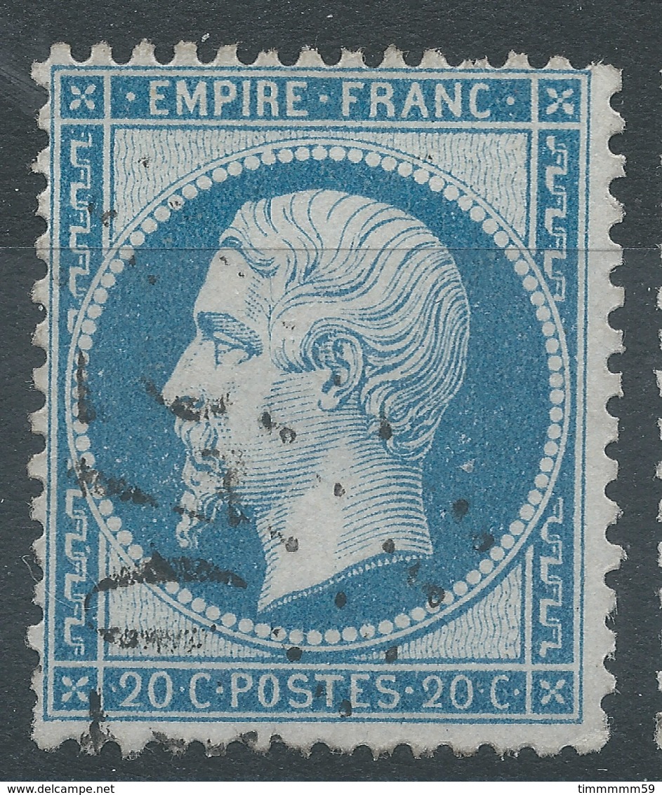 Lot N°45534  N°22, Oblit GC 2702 Noyon, Oise (58), Ind 3 - 1862 Napoleon III