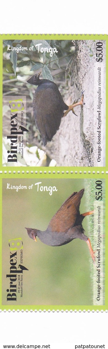 Tonga YV ? N 2018 WWF Megapode - Ongebruikt