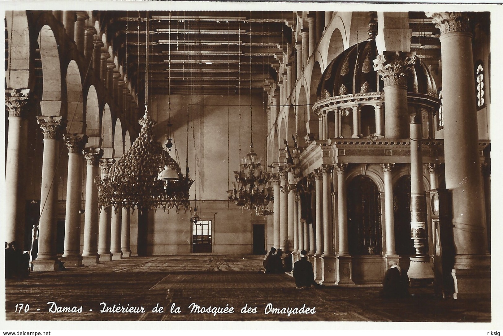 Syria - Damas - Interieur De La Mosquée Des Omayades.   S- 4459 - Churches & Cathedrals