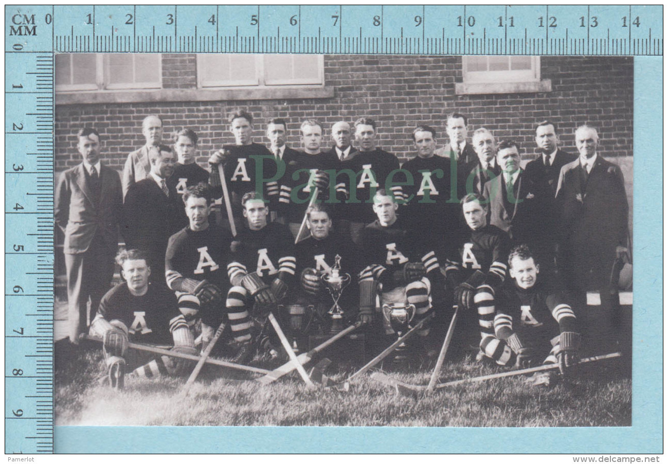 East Angus, Quebec # 133 - Hockey, Club De East Angus, M. Palmer Et M. Rousseau -  CPM - Other & Unclassified