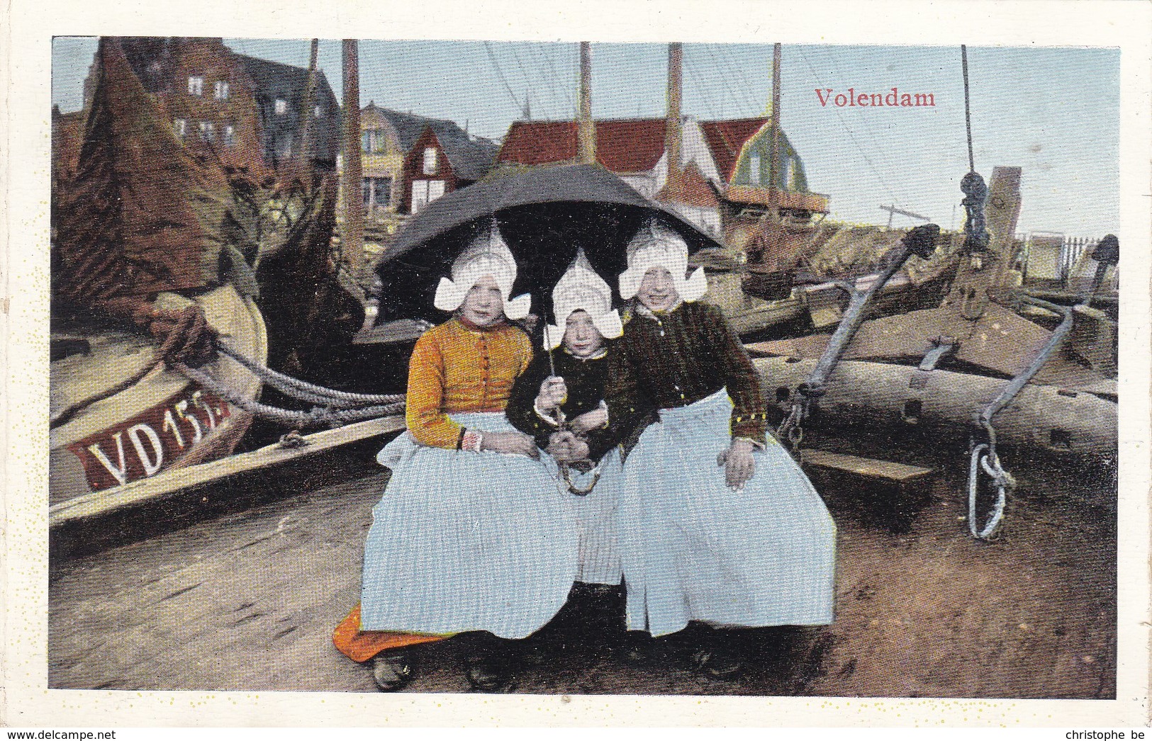 Volendam, Folklore, Lokale Klederdracht (pk53098) - Volendam