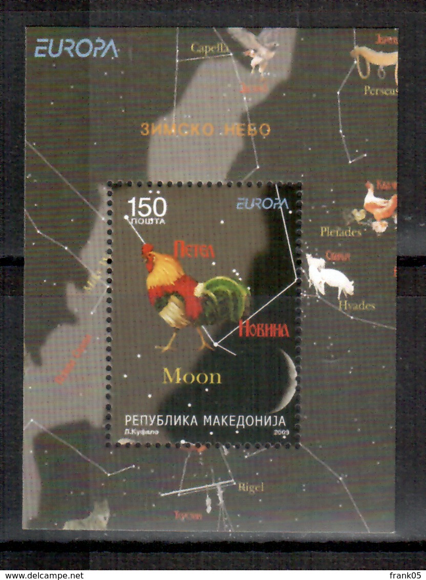 Makedonien / Macedonia / Macedonie 2009 Block/souvenir Sheet EUROPA ** - 2009