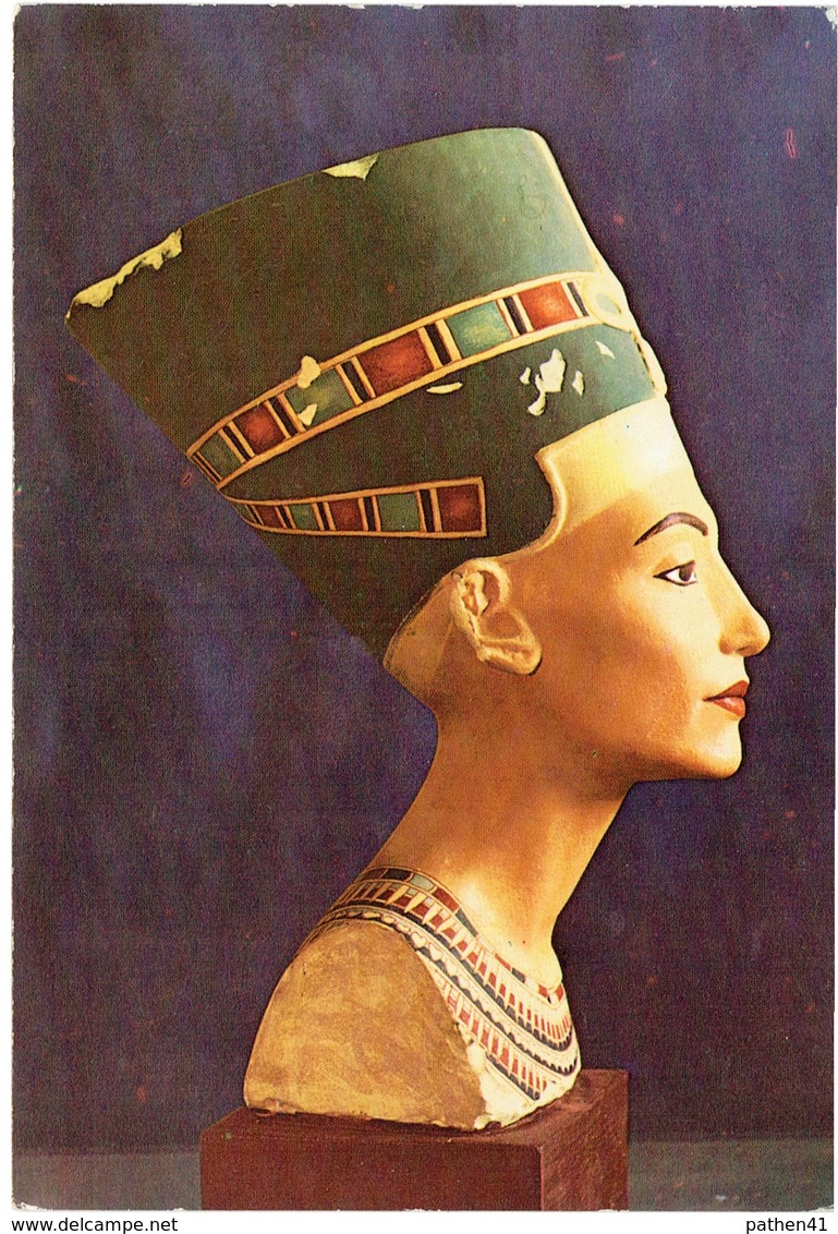 CPM EGYPTE DIVERS - Buste De La Reine Nefertiti - Musées