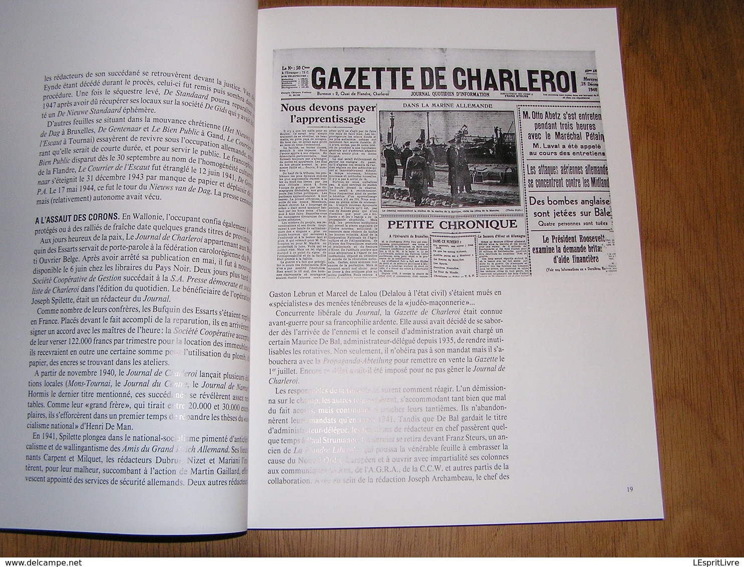 JOURS DE GUERRE Jours Noirs Tome 8 Régionalisme 1940 1945 Belgique Collaboration Rex Degrelle Légion Wallonne Waffen SS