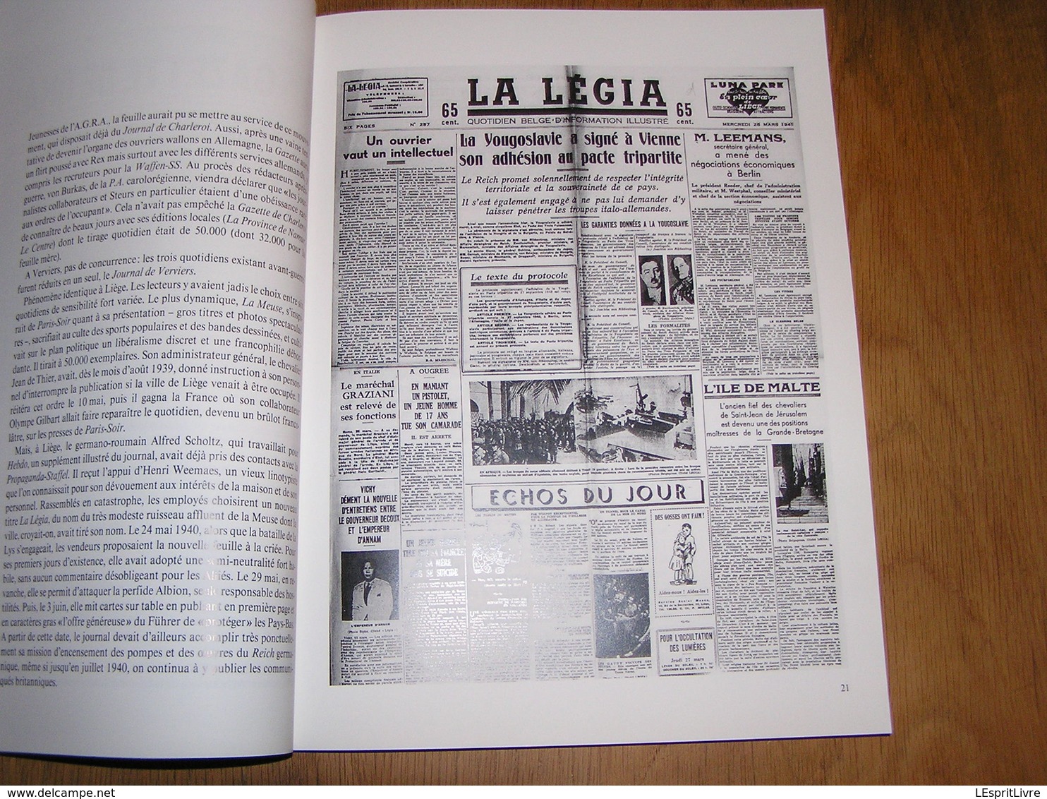 JOURS DE GUERRE Jours Noirs Tome 8 Régionalisme 1940 1945 Belgique Collaboration Rex Degrelle Légion Wallonne Waffen SS