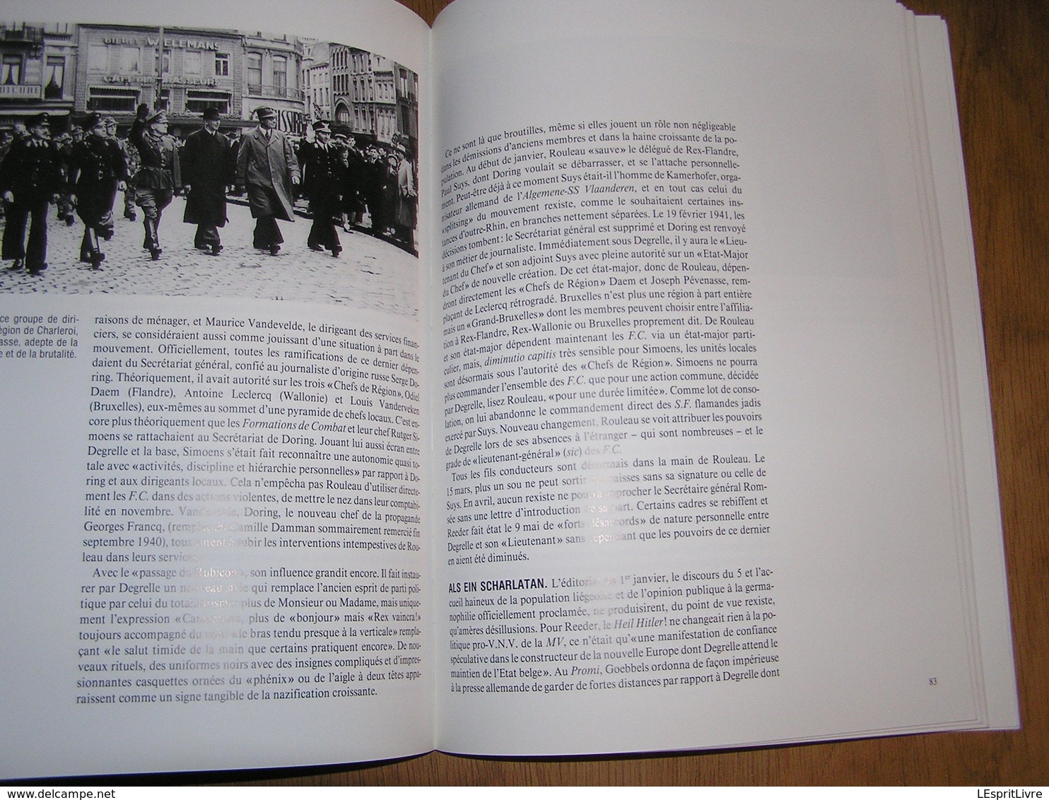 JOURS DE GUERRE Jours Noirs Tome 8 Régionalisme 1940 1945 Belgique Collaboration Rex Degrelle Légion Wallonne Waffen SS