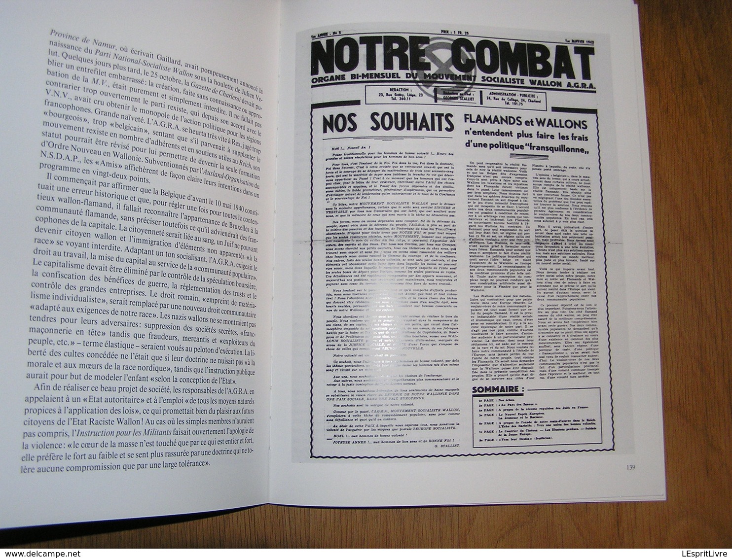 JOURS DE GUERRE Jours Noirs Tome 8 Régionalisme 1940 1945 Belgique Collaboration Rex Degrelle Légion Wallonne Waffen SS