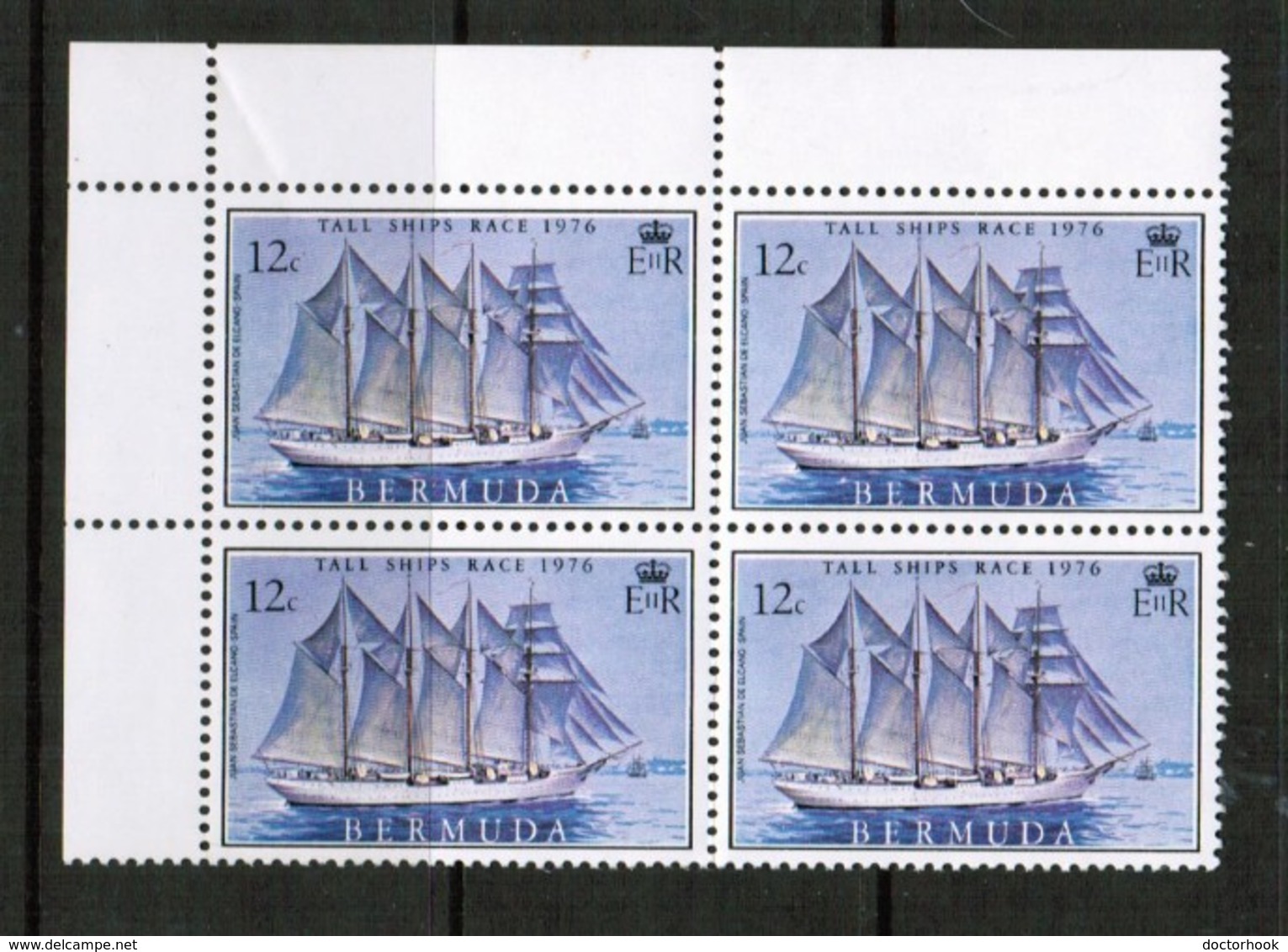 BERMUDA  Scott # 338** VF MINT NH CORNER BLOCK Of 4  LG-910 - Bermudes