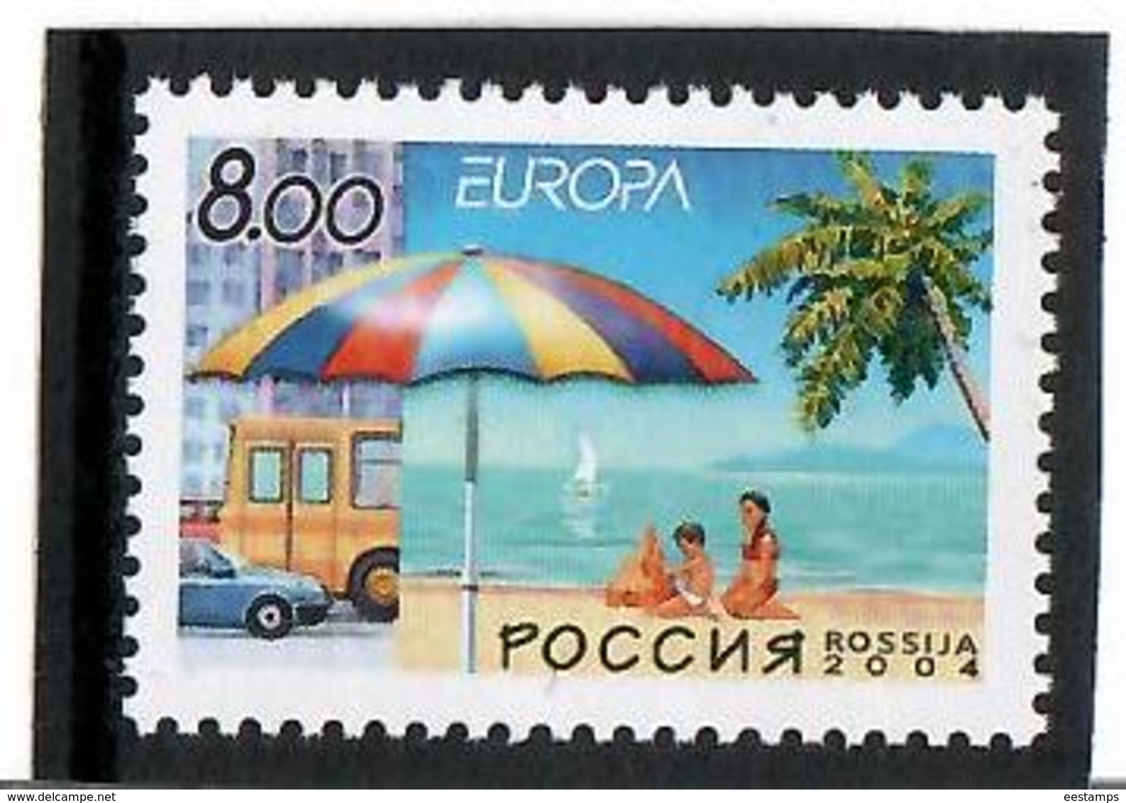 Russia. EUROPA 2004. 1v: 8.00   Michel # 1172 - Nuevos