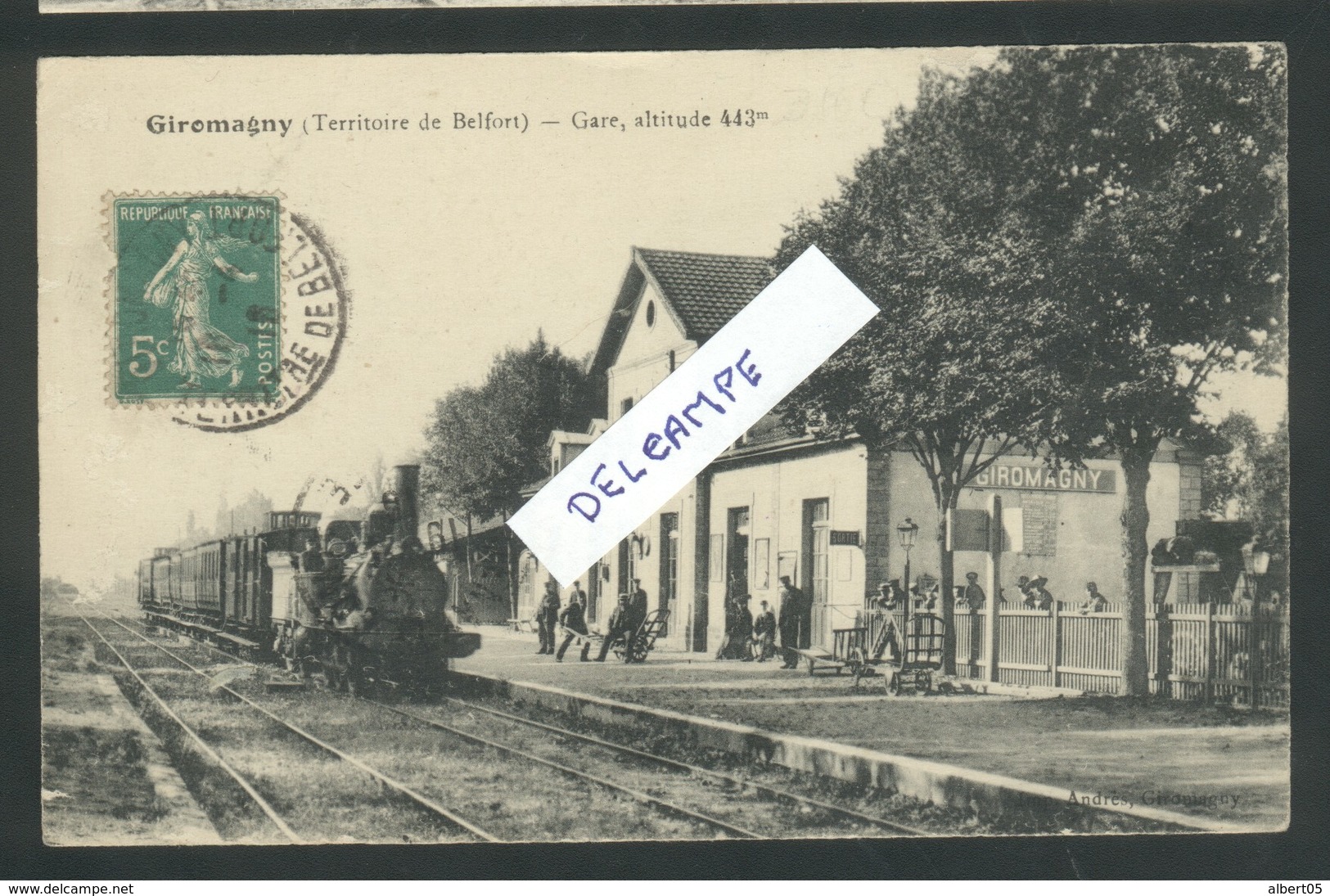 90 - Giromagny - Train En Gare - Giromagny