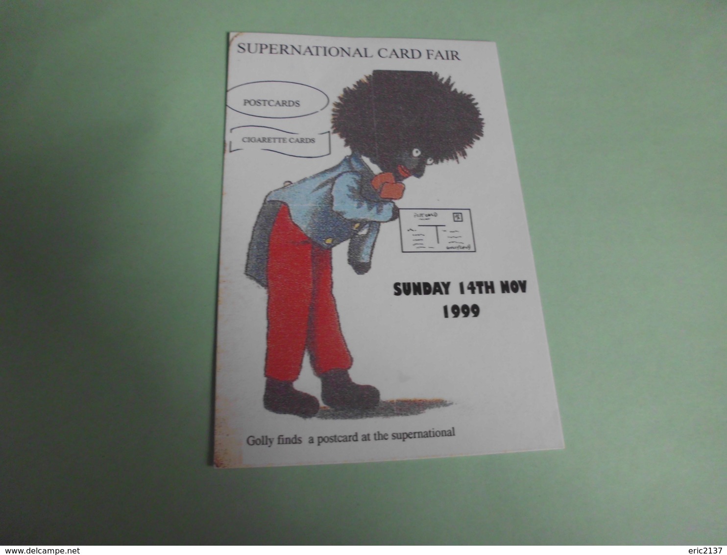 SUPERNATIONAL CARD FAIR ...1999 - Bourses & Salons De Collections