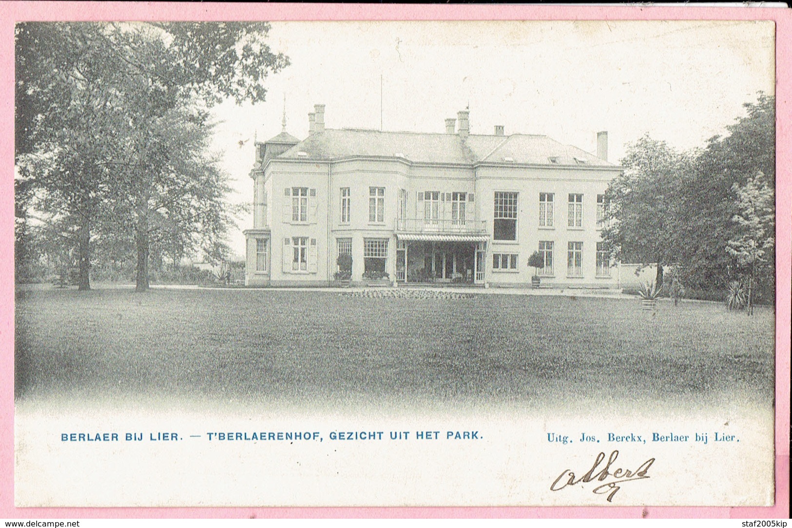 Berlaer Bij Lier - T'BERLAERENHOF,gezicht Uit Het Park - 1905 - Berlaar