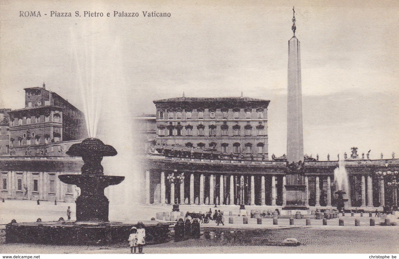 Roma, Vaticano, Piazza S Pietro E Palazzo Vaticano (pk53166) - Vatican