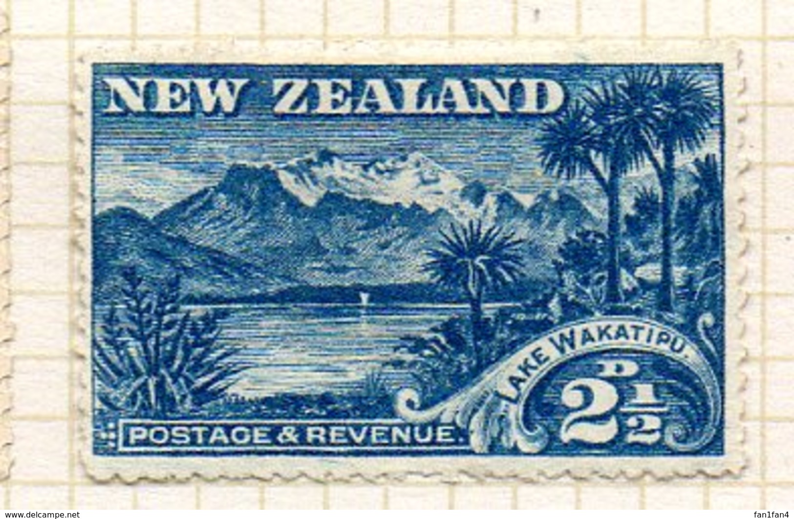 OCEANIE - Nelle ZELANDE - (Colonie Britannique) - 1898 - N° 73A - 2 1/2 P. Bleu - (Wakatipu) - Neufs