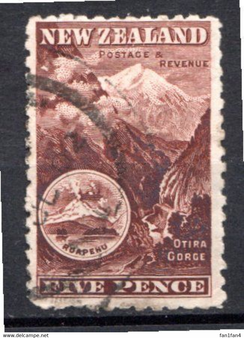 OCEANIE - Nelle ZELANDE - (Colonie Britannique) - 1898 - N° 86 - 5 P. Brun-lilas - (Gorges D'Otira Et Mont Ruapehu) - Neufs