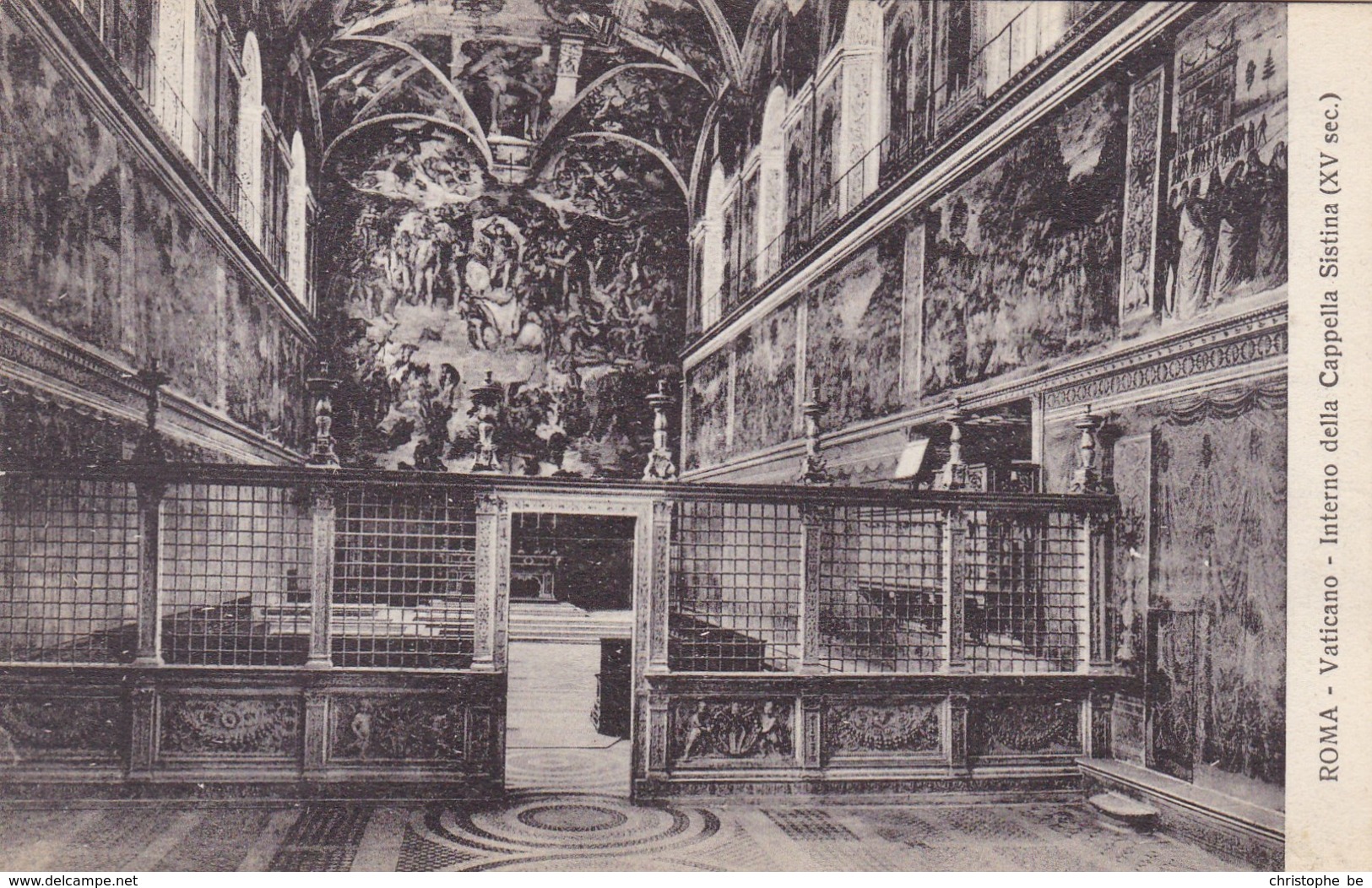 Roma, Vaticano, Interno Della Cappelle Sistina (pk53177) - Vatican