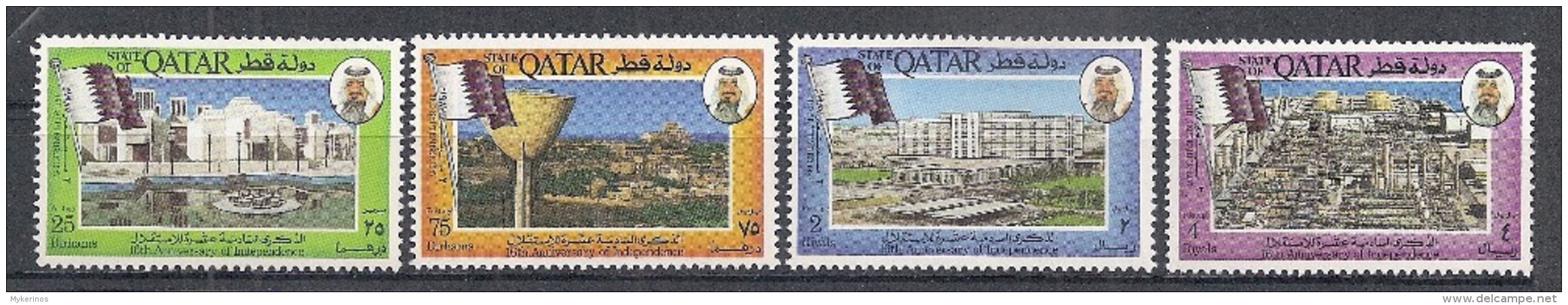 Qatar - 1987 - Série 16e Anniv. De L'Indépendance - N/O - Qatar