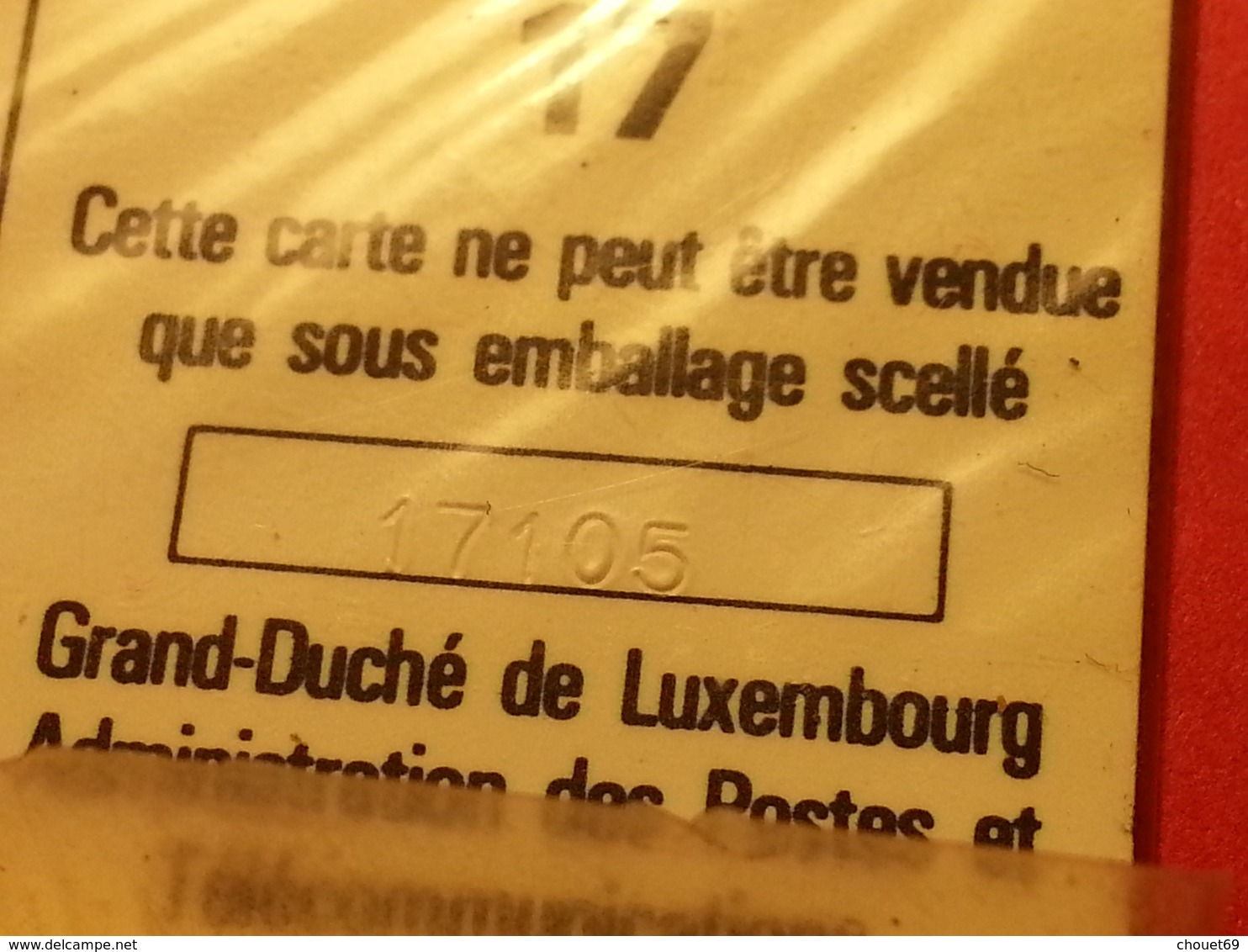 LUXEMBOURG - First 50 U Green SC5 SI5 Trou 7mm MINT BLISTER NSB Petit Embouti 17105 (FA0718) - Luxembourg