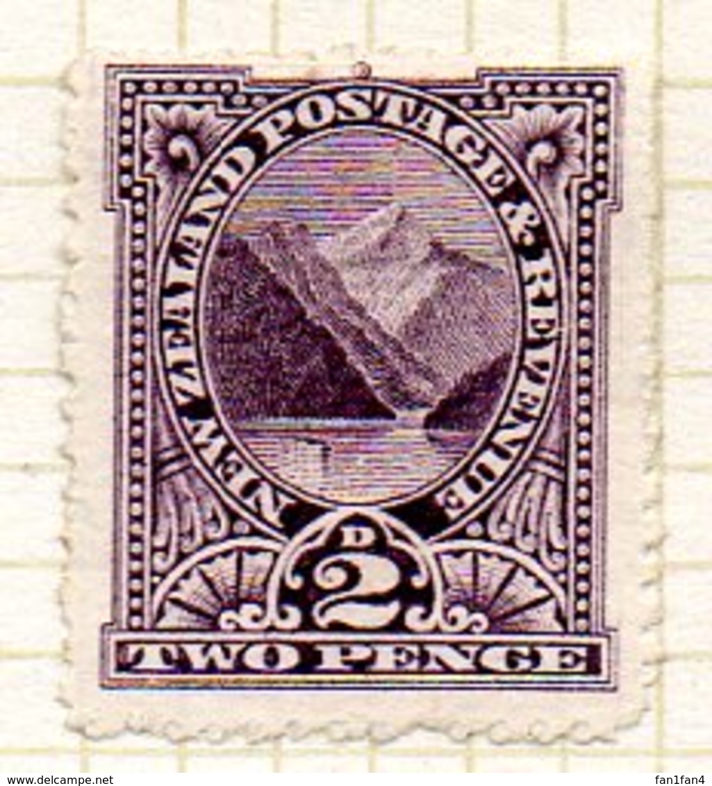 OCEANIE - Nelle ZELANDE - (Colonie Britannique) - 1900-09 - N° 100 - 2 P. Violet - (Pic Pembroke) - Ungebraucht