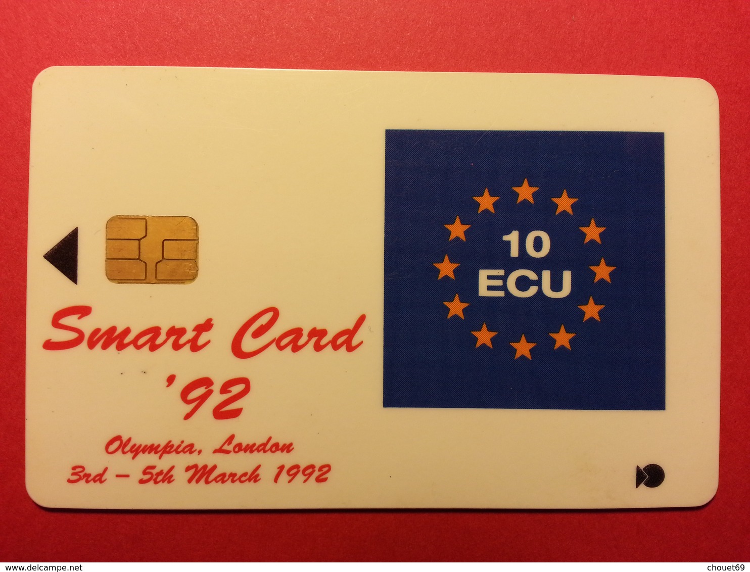 BRITISH London Smart Card 92 10 écu 1992 GPT SIEMENS Orga De La Rue BT Trial Demo Test (FA0718) - BT Test & Essais