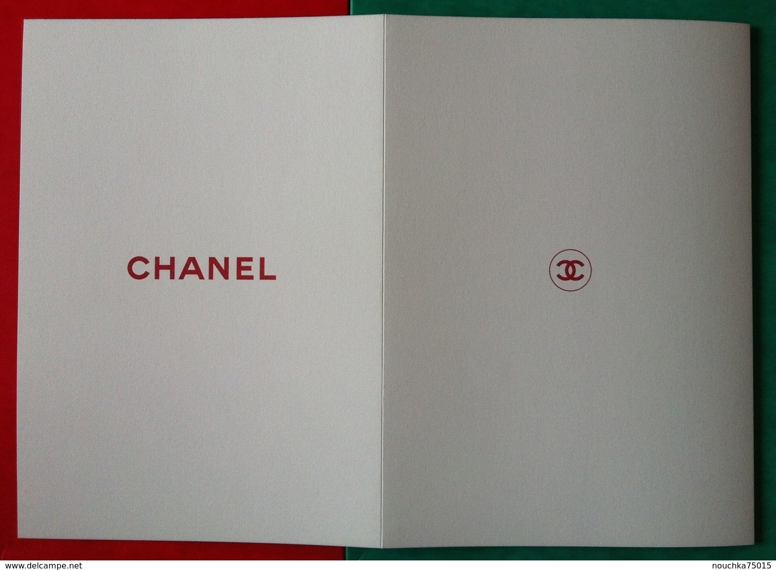 Chanel - Noël 2018, Grand Triptique Cartonné + Planche De Mini Stickers - Modernes (à Partir De 1961)