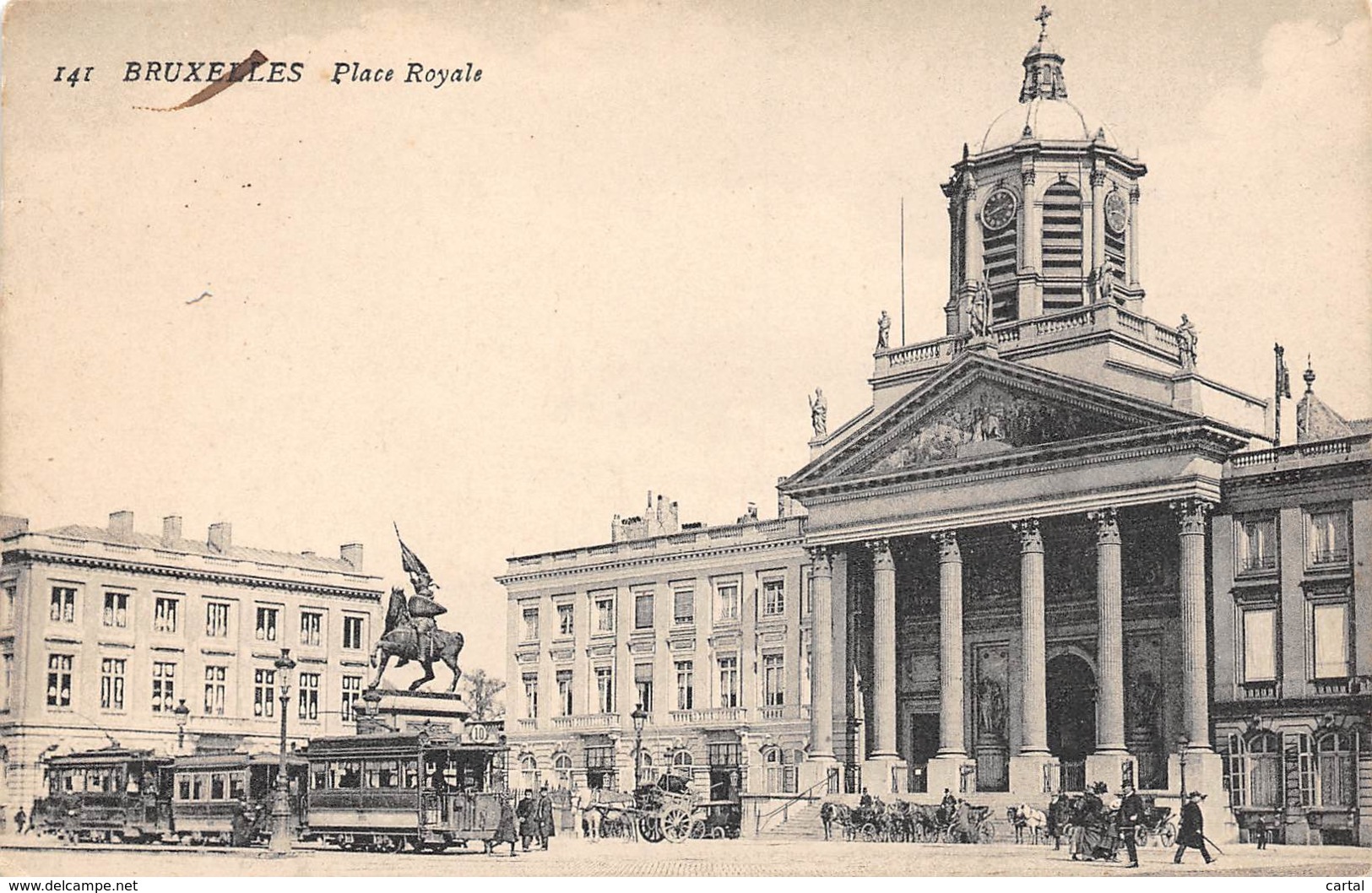 BRUXELLES - Place Royale - Marktpleinen, Pleinen