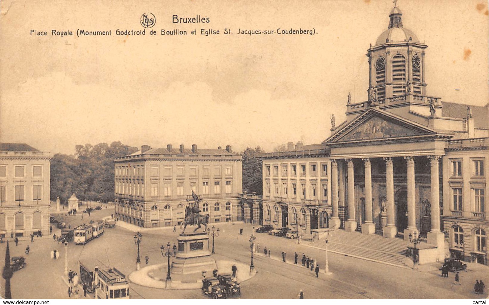 BRUXELLES - Place Royale - Marktpleinen, Pleinen