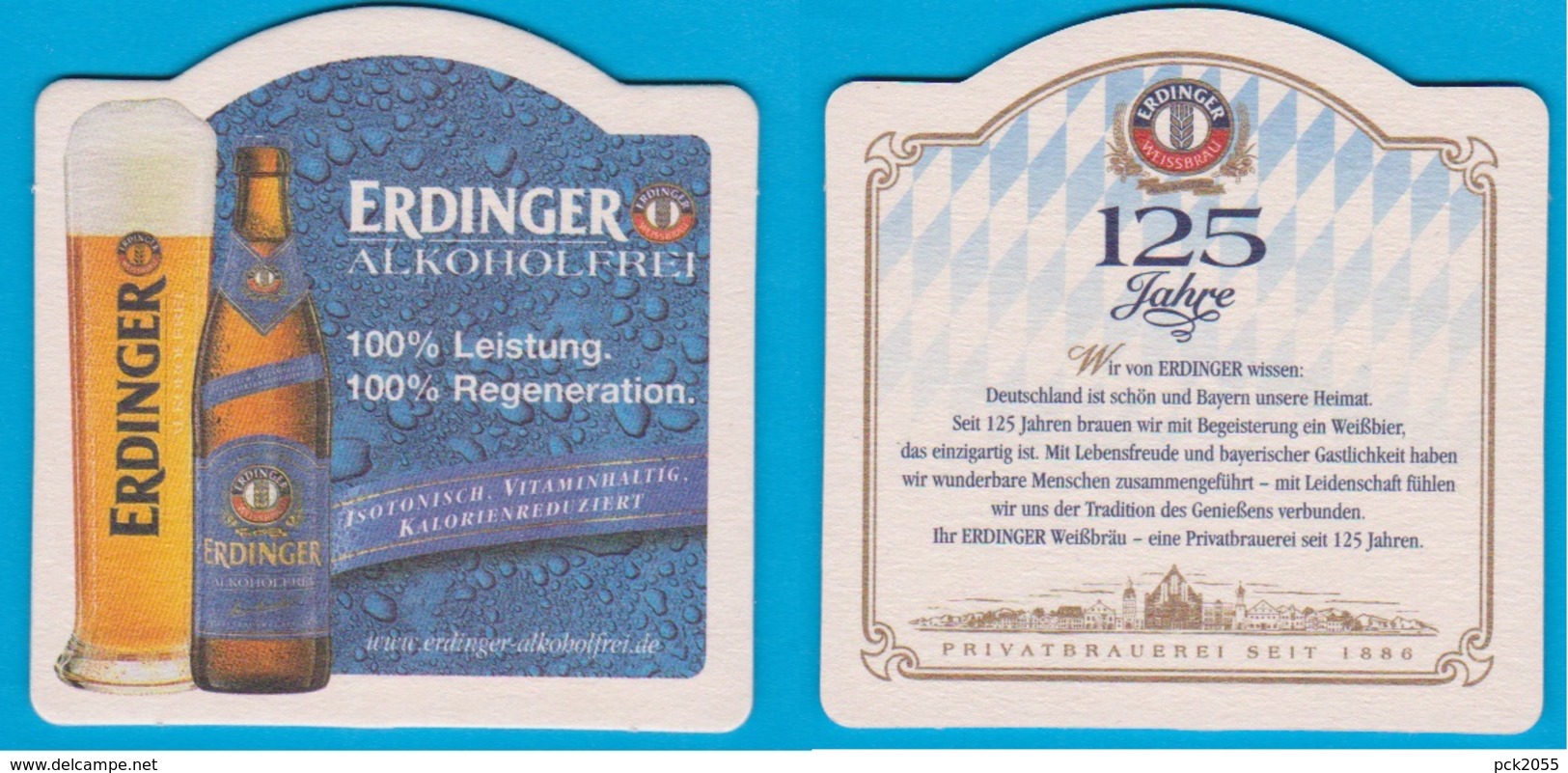 Erdinger Weißbräu Erding  ( Bd 2074 ) - Bierdeckel