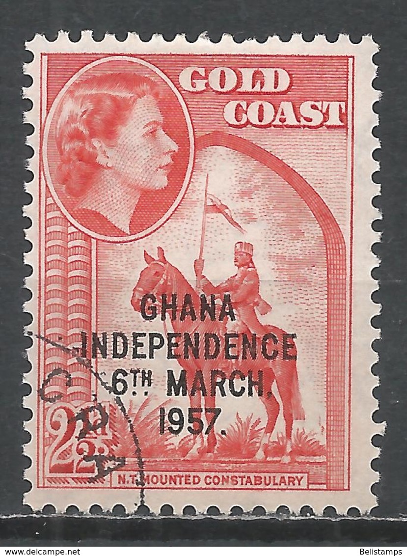 Ghana 1958. Scott #26 (U) N. T. Mounted Constabulary * - Ghana (1957-...)