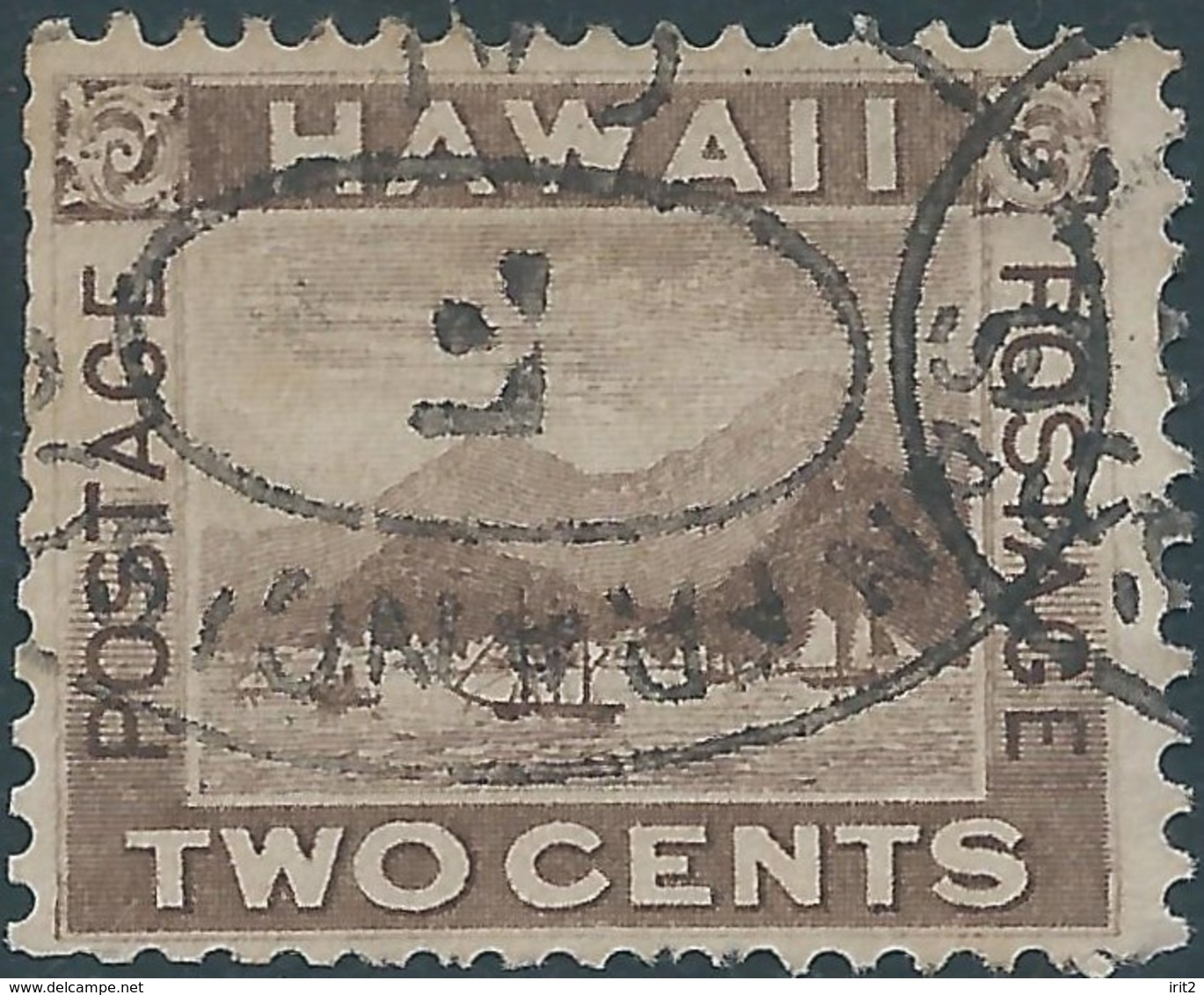 Hawaii 1894 TWO CENTS , Used - Hawaï