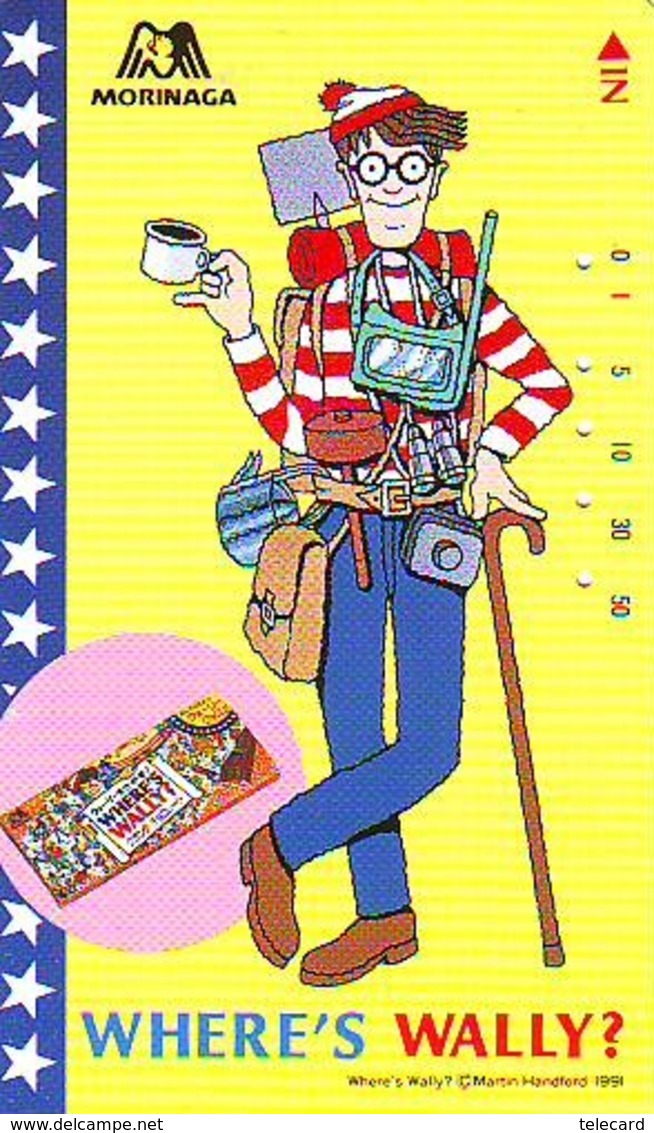 Télécarte Japon - WHERE'S WALLY ? (1) -  COMICS Japan Phonecard Telefonkarte - BD