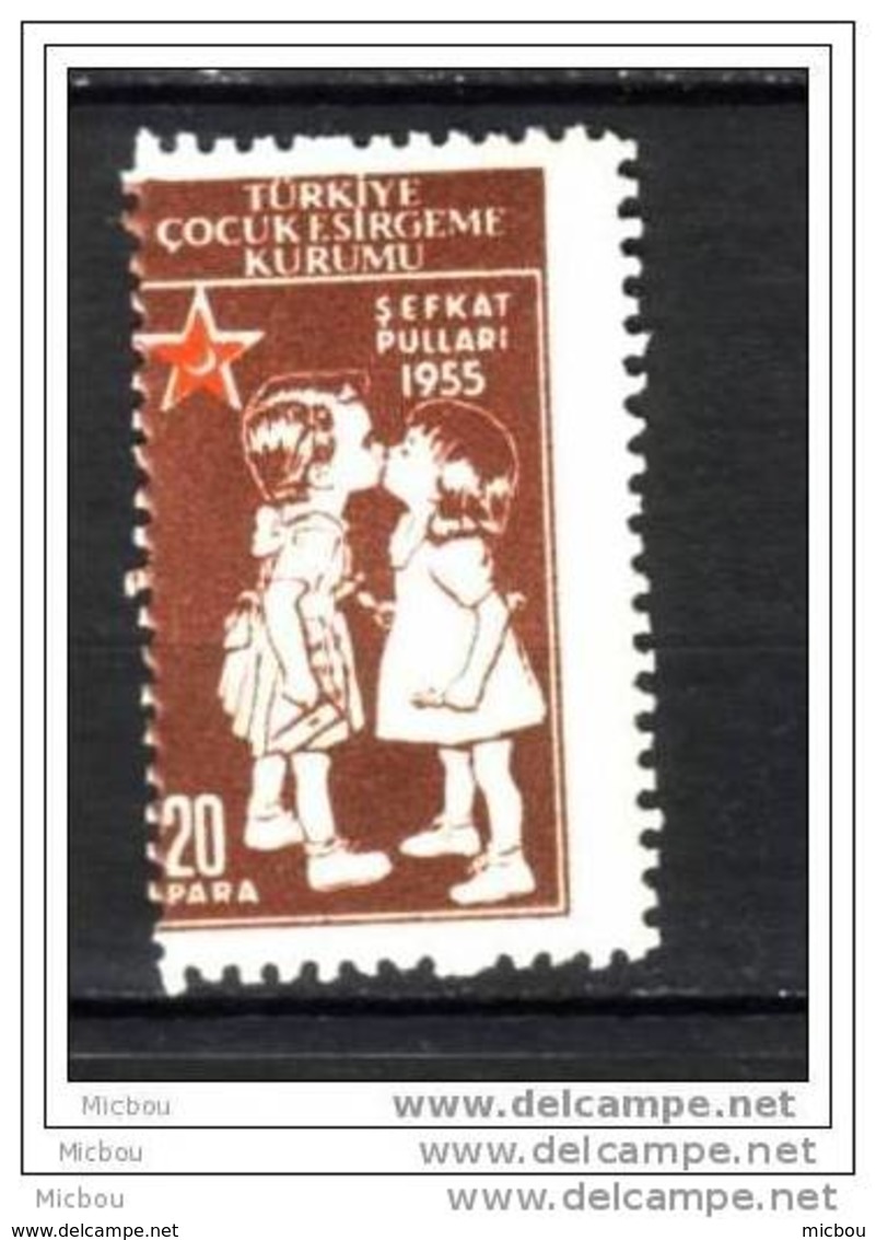 Turquie, Enfant, Children, Bec, Kiss, Croix-rouge, Red Cross, Croissant-rouge, Red Crescent - Croix-Rouge