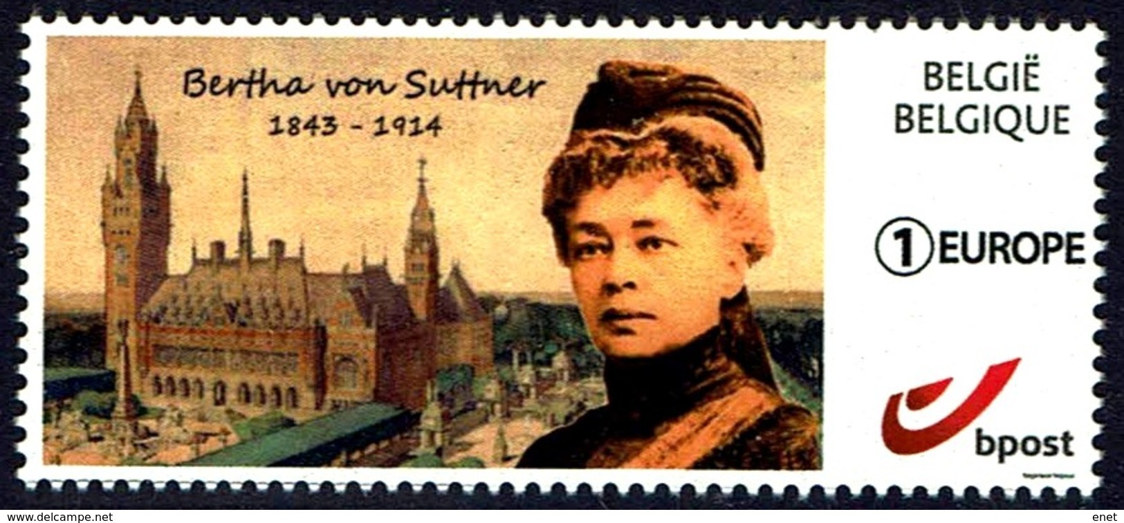Belgie Belgium 2018 - Bertha Von Suttner, Nobelprijs Voor De Vrede 1905 - Vredespaleis Den Haag - MiNr 4730 - Andere & Zonder Classificatie