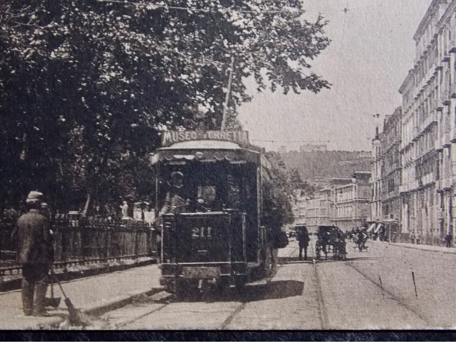 ITALY ITALIA Cartolina NAPOLI - Riviera Di Chaia - Tramway - Napoli (Naples)