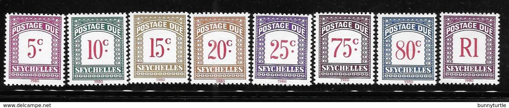 Seychelles 1980 Postage Due Stamps MNH - Seychelles (1976-...)