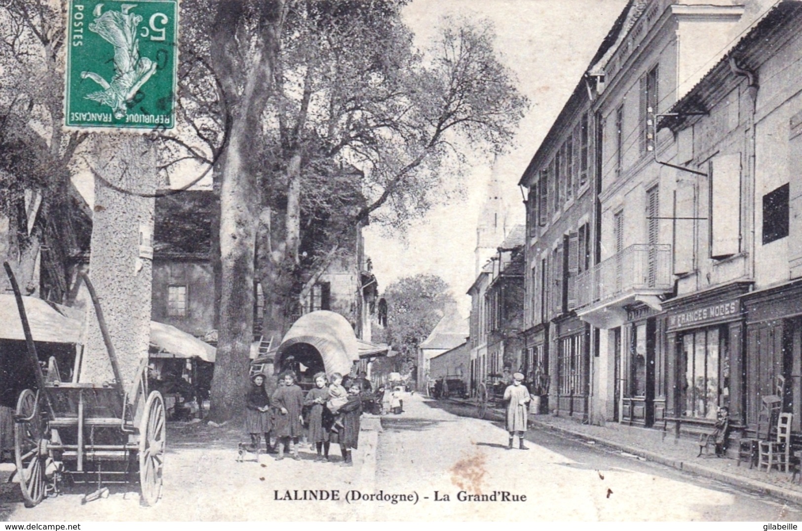 24 - Dordogne - LALINDE - La Grand Rue - RARE - Autres & Non Classés