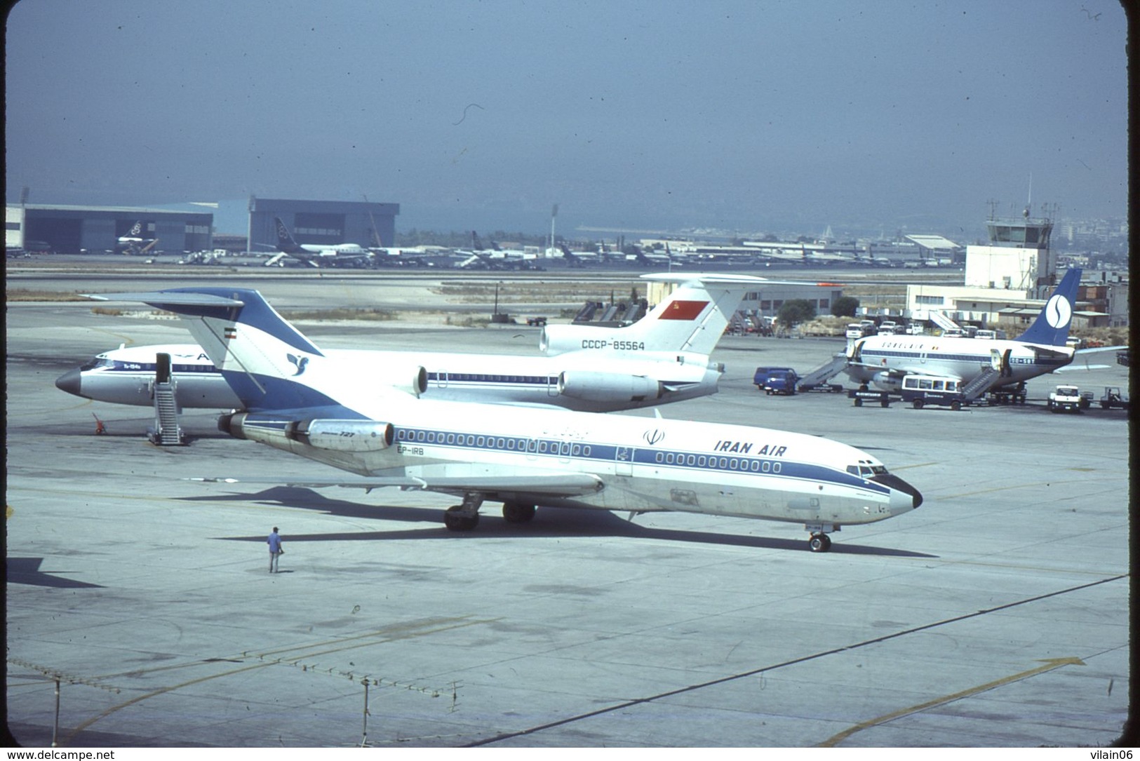 SLIDE / AVION / AIRCRAFT   KODAK  ORIGINAL      IRAN AIR  B 727  EP-IRB - Diapositive