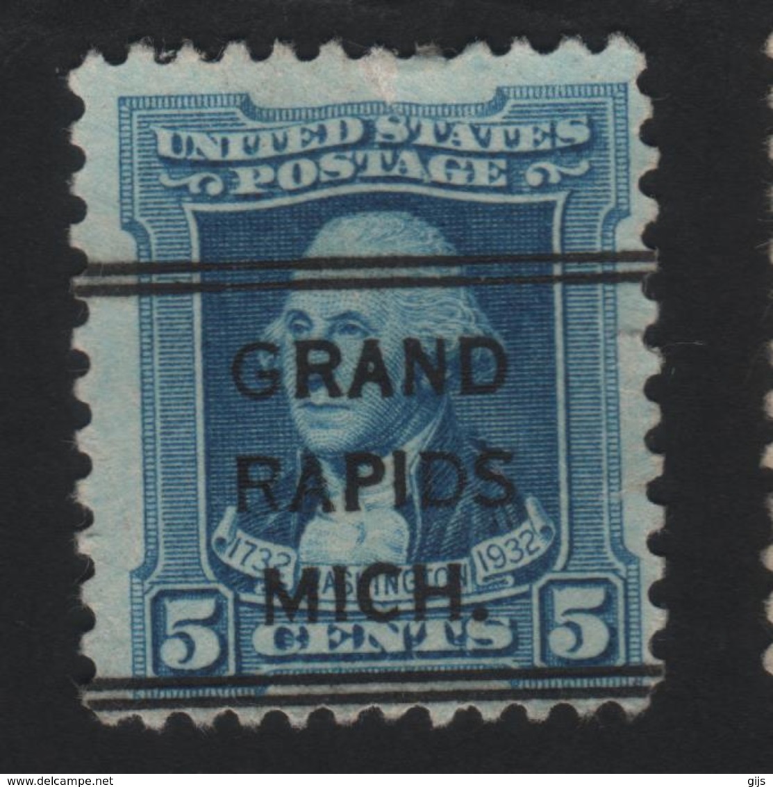 USA 628 SCOTT 710 GRAND RAPIDS MICH - Precancels