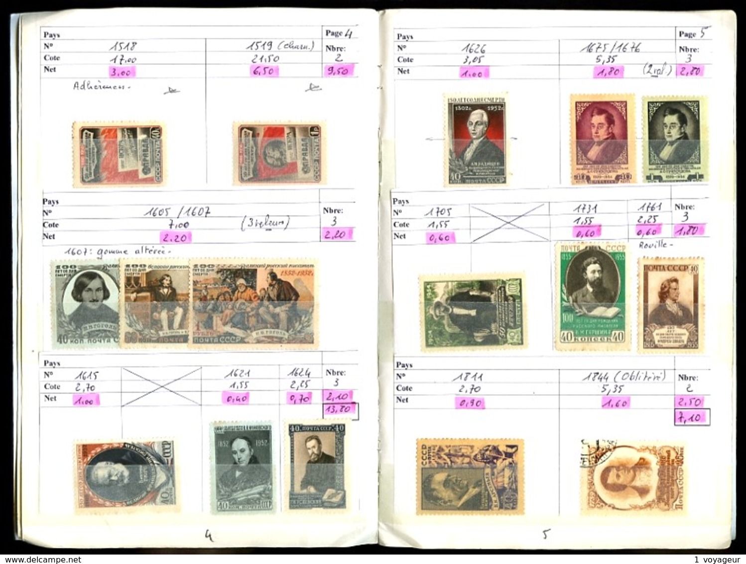 URSS - 1935 / 1960 - 1 Carnet De Circulation - Neufs N** (qq. N* Et Ob.) - Bon état - Cote Ancienne Environ 500 Eur - Collections