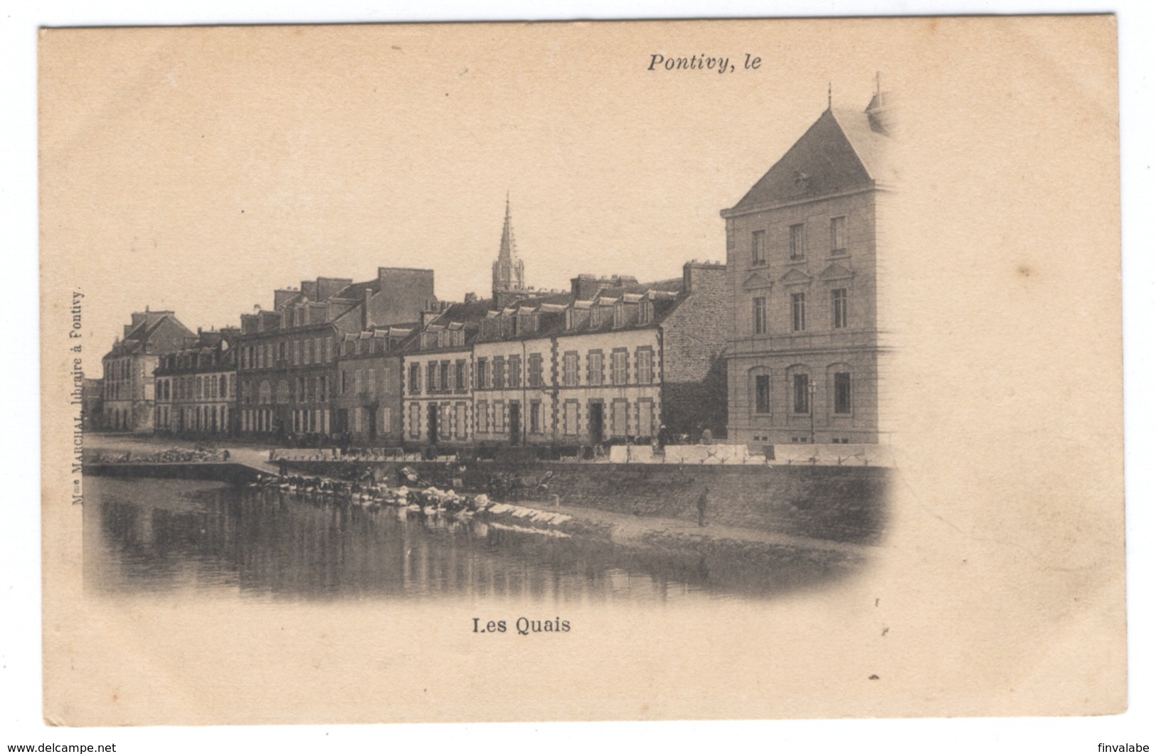 PONTIVY Les Quais (lavandieres) - Pontivy