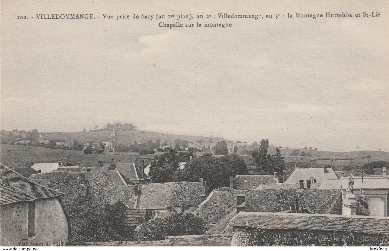 Villedommange - Vue Prise De Sacy - 1917 - N°202 - Autres & Non Classés