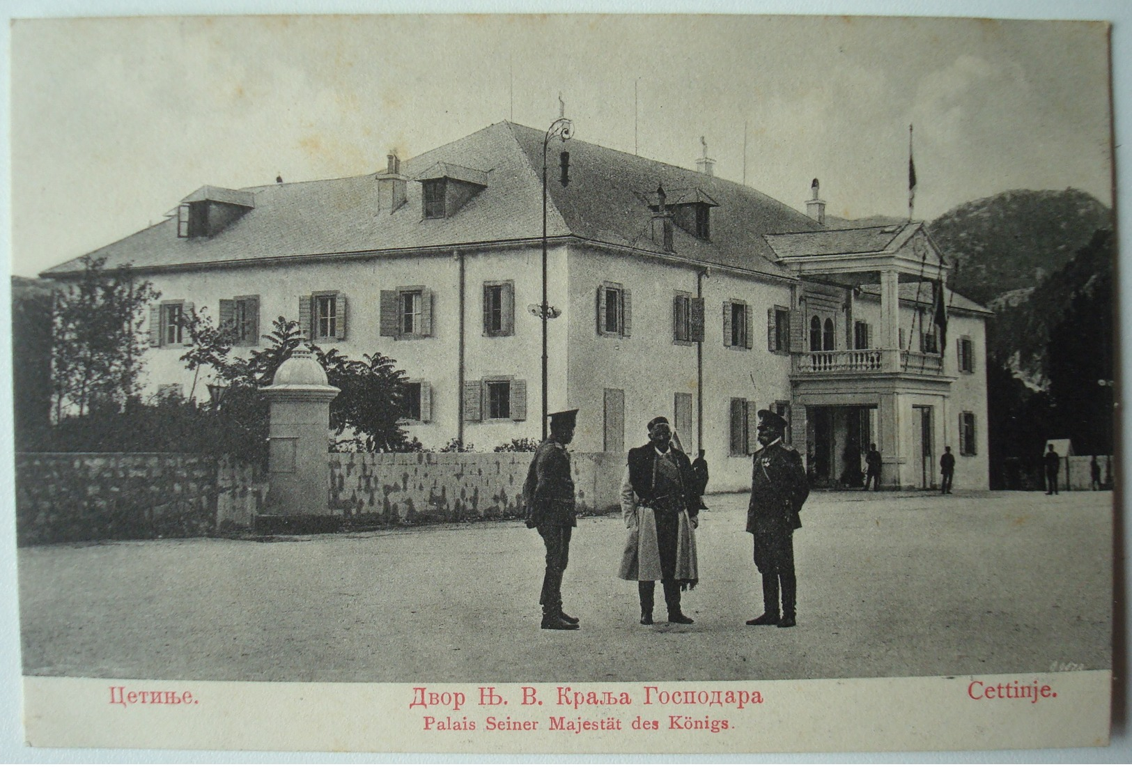 Cettinje. - Palais Seiner Majestät Des Königs. - Ca. 1910. - Montenegro