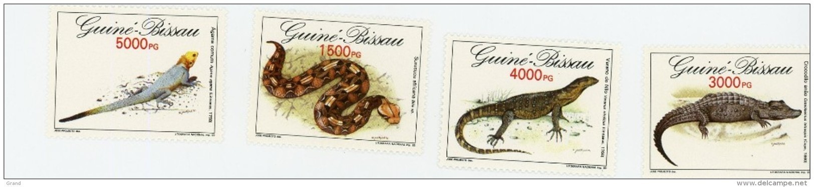 Guinée Bisssau 1993-Serpent,couleuvre,- YT 632/5***MNH - Guinea-Bissau