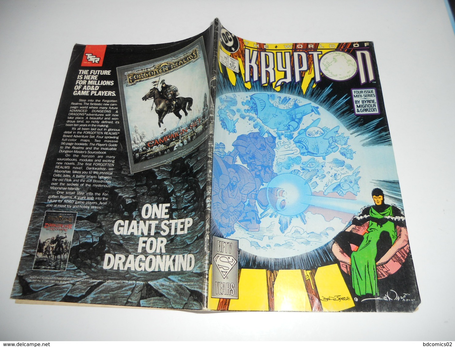 THE WORLD OF KRYPTON N°3 (1987) V O DC - Marvel