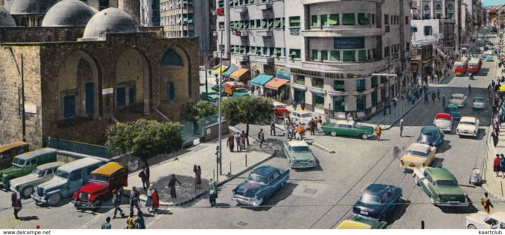 Beirut: WILLYS JEEP, LAND ROVER, FORD FAIRLANE '55, DODGE KINGSWAY '59, PONTIAC CHIEFTAIN '56, TRAM - Weygand - Toerisme