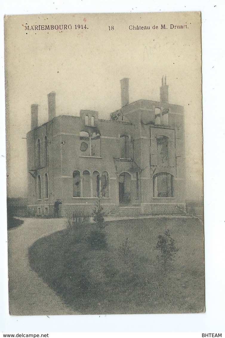 Mariembourg  Château De M. Druart ( 1914 - 1918 ) - Couvin