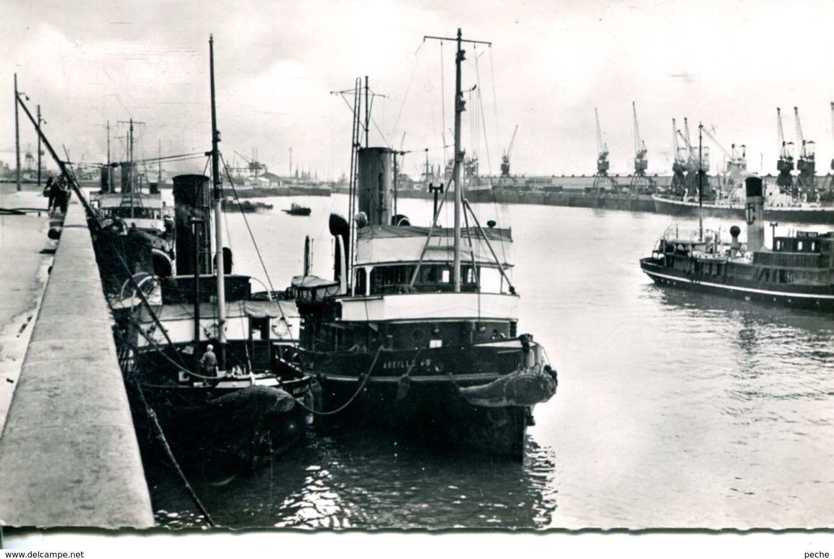 N°67576 -cpsm Le Havre -les Quais Des Remorqueurs- - Tugboats